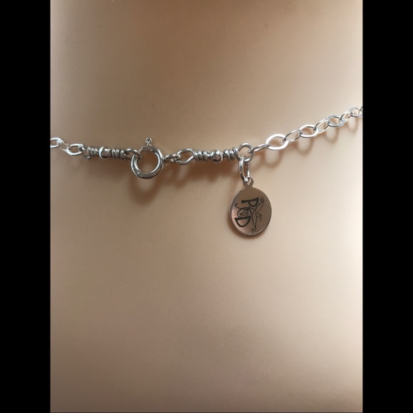 Genuine Garnet Y 925 Sterling Silver Neck - Picture 6 of 7